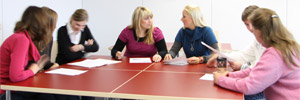 Studying in group rooms