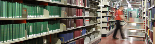 The library's closed stacks